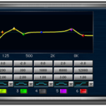 Figure 17.1. Six-band parametric equaliser applied to a snare drum recording (Waves Renaissance EQ plug-in)